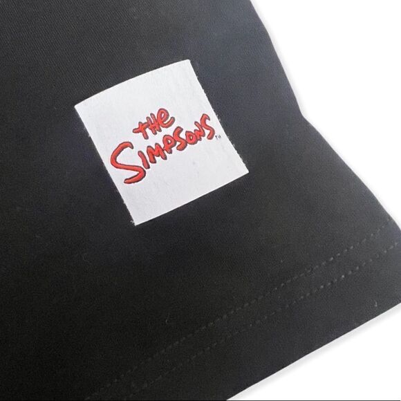 The Simpsons Bart Simpson Felt “LUCKY RED HAT” Short Sleeve Tee - Picture 5 of 12